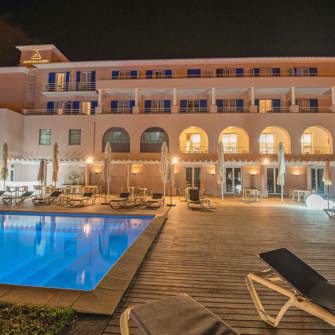 Pool Deck By Night