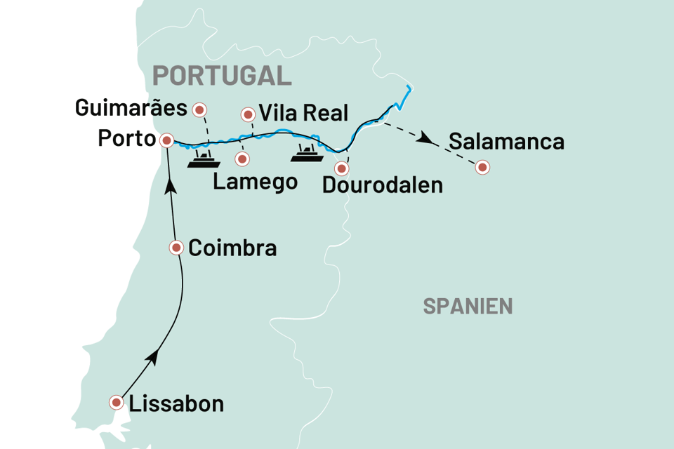 Portugal Flodkrydstogt Dourodalen