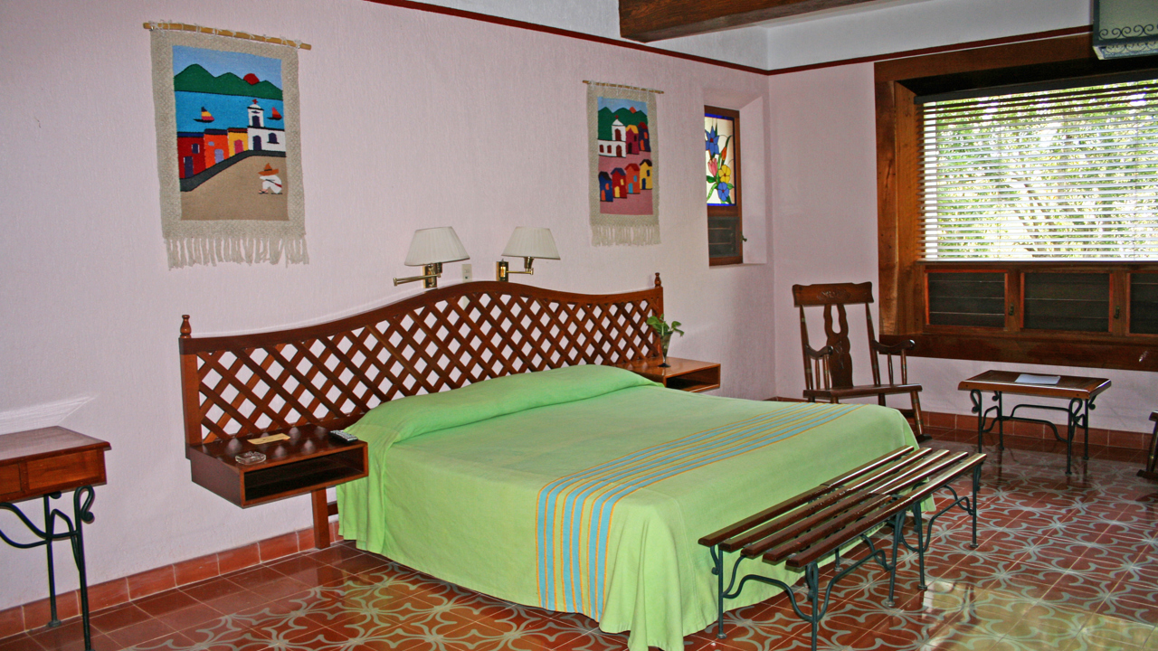 mexico - uxmal - hotel hacienda uxmal vaerelse_01