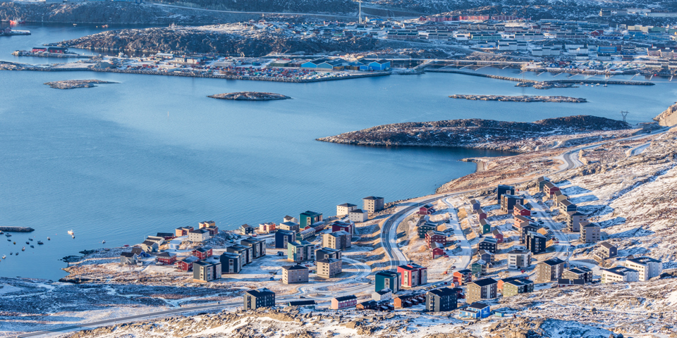 Nuuk Luftfoto Vinter 542674045