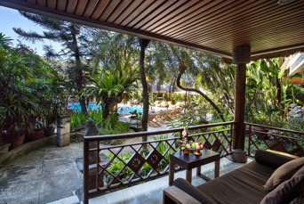 bali - kuta - ramayana hotel kuta bali poolside cottage terrace