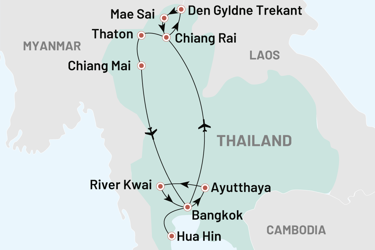 Rundrejse I Thailand | Med Dansk Rejseleder. Læs Mere Her