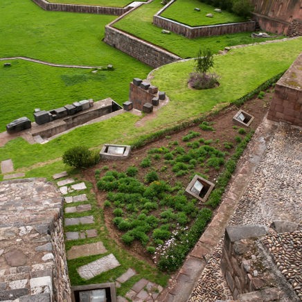 Scsayhuaman-fortet lidt uden for Cusco.