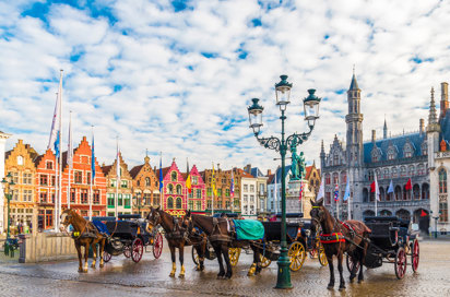 Grote Markt Brugge Belgien