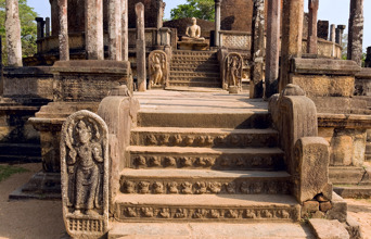 Tempelruin i Polonnaruwa