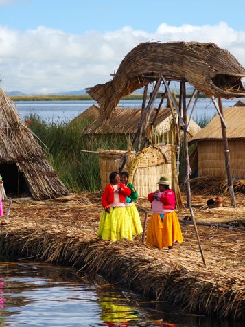 Uros-indianerne på Titicaca-søen.