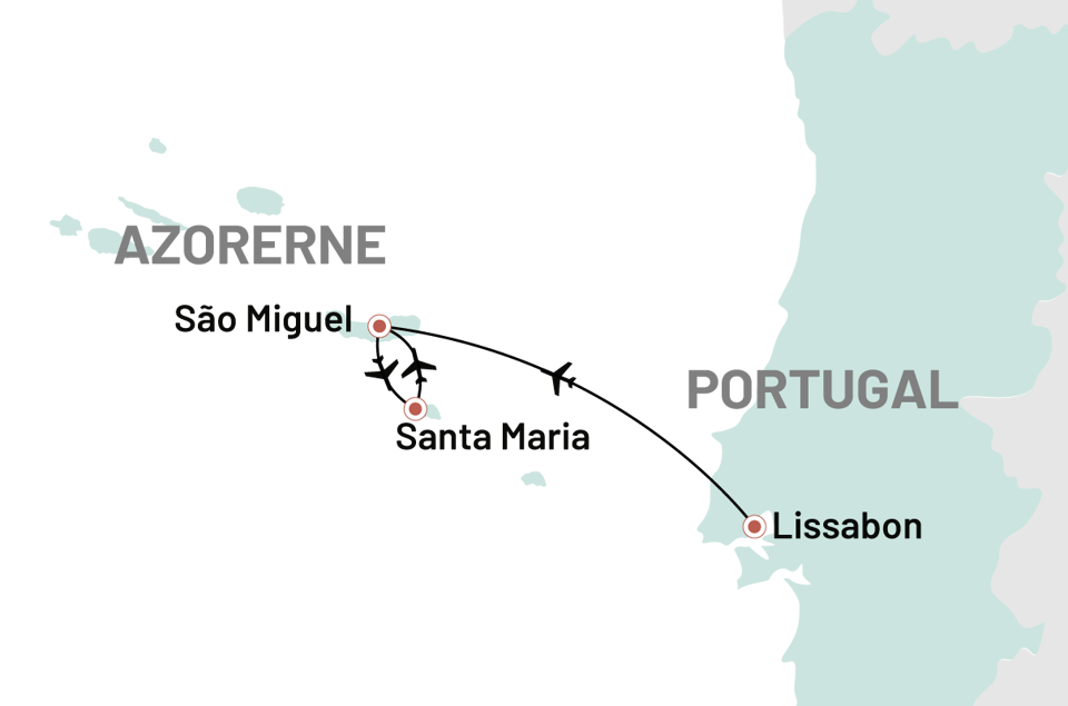 Portugal Lissabon+Azorerne
