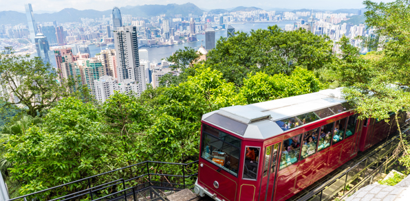 Hongkong The Peak Tram