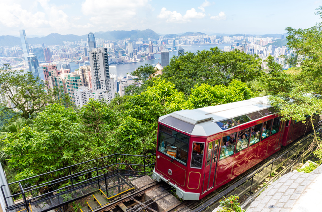 Hongkong The Peak Tram