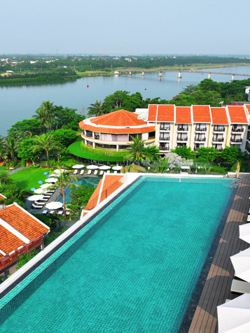 Bel Marina Hoi An Resort Pool Luft 02