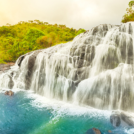 sri lanka - sri lanka_horton national park_bakers falls_01