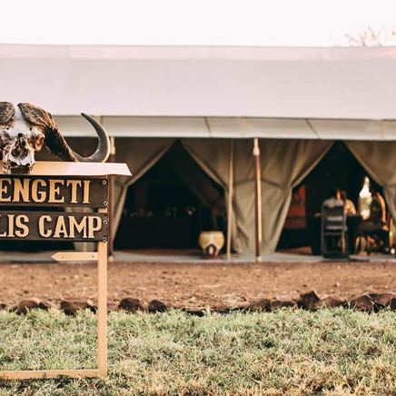 Serengeti Tortilis Camp Sign