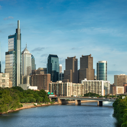 Rejsen fortsætter til USAs sjettestørste by Philadelphia.