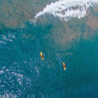 Surfers From Above