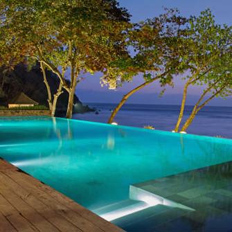 Infinity Pool By Night
