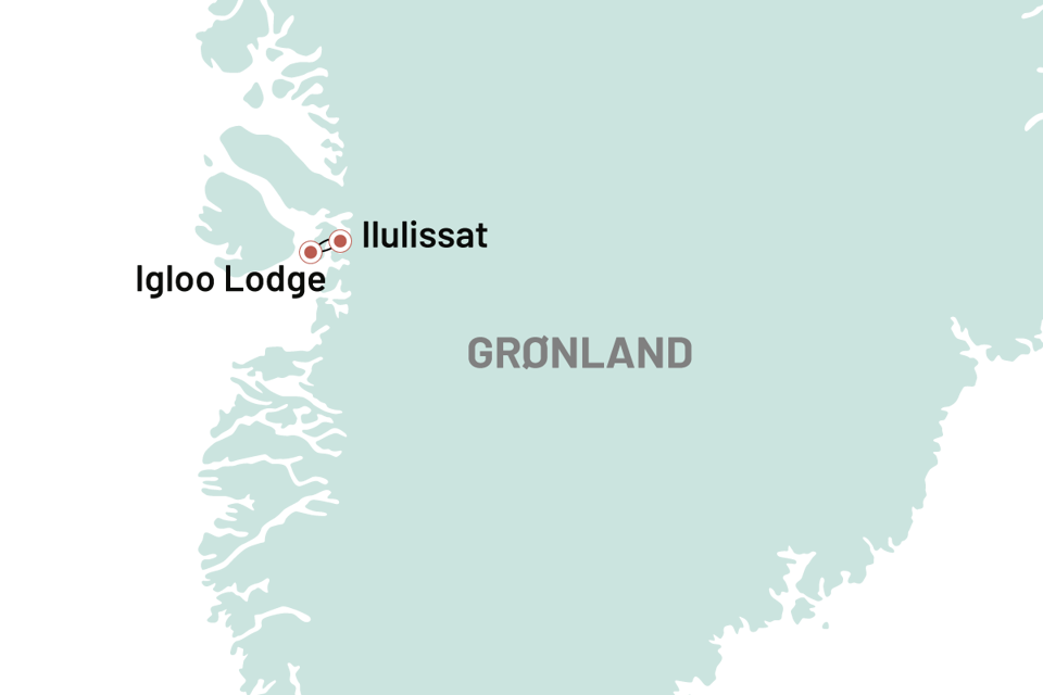 Groenland Ililulissat+Igloolodge