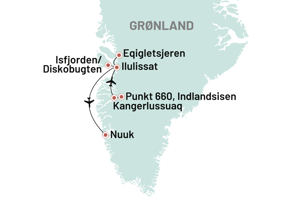 Groenland Eventyrlige Vestgroenland 2025