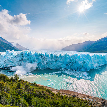 I El Calafate ser I Perito Moreno-gletsjeren...