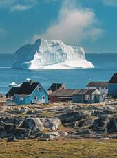 Groenland Diskobugten Qeqertarsuaq By Med Isbjerg Cc