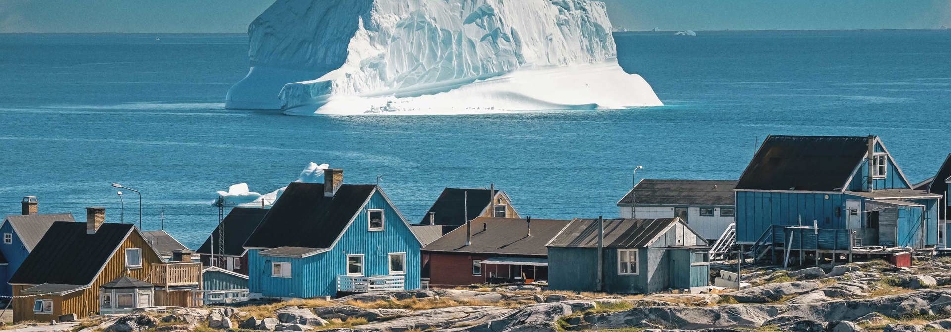 Groenland Diskobugten Qeqertarsuaq By Med Isbjerg Cc