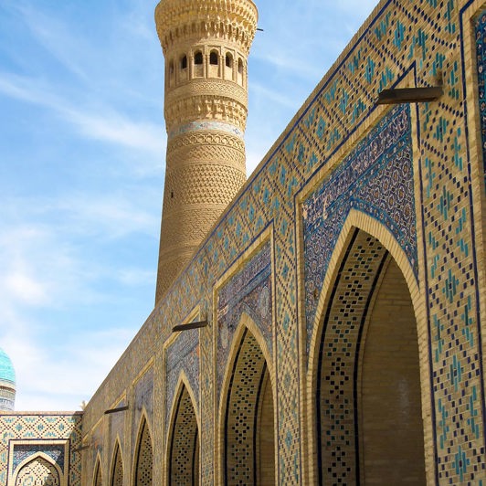 Kalion-minareten i Bukhara, Usbekistan