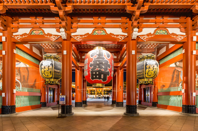 Sensoji Tempel Indvendigt