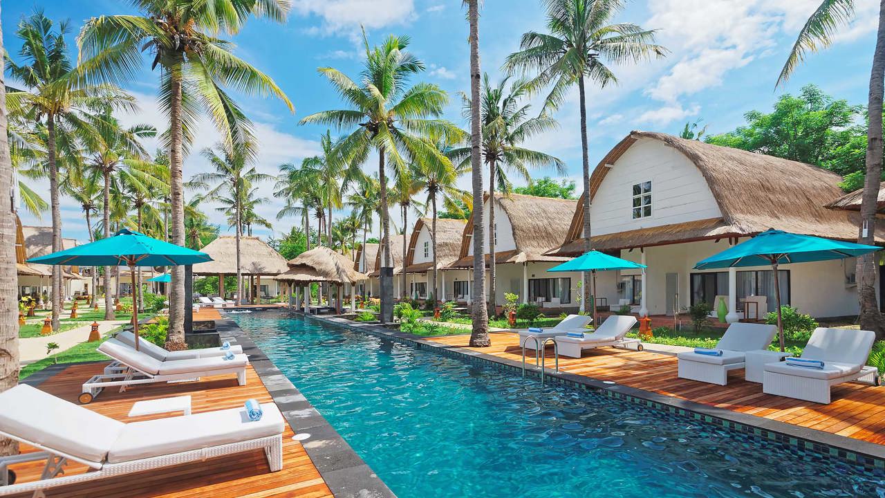 Jambuluwuk Oceano Resort Swimming Pool And Rooms