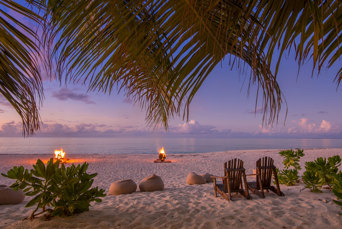 Denis Private Island La Pirgue Creole Night Beach Setting Scaled