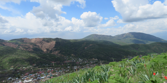 Chimgan Village Aerial In April