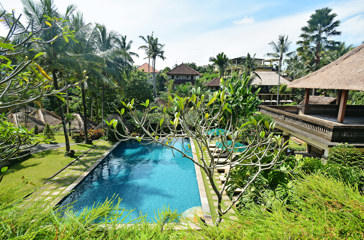 bali - pertiwi resort spa_private pool luftfoto