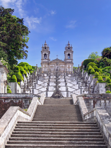 Vi ser Baroktrappen i Braga, som er også er på UNESCO´s verdenarvsliste