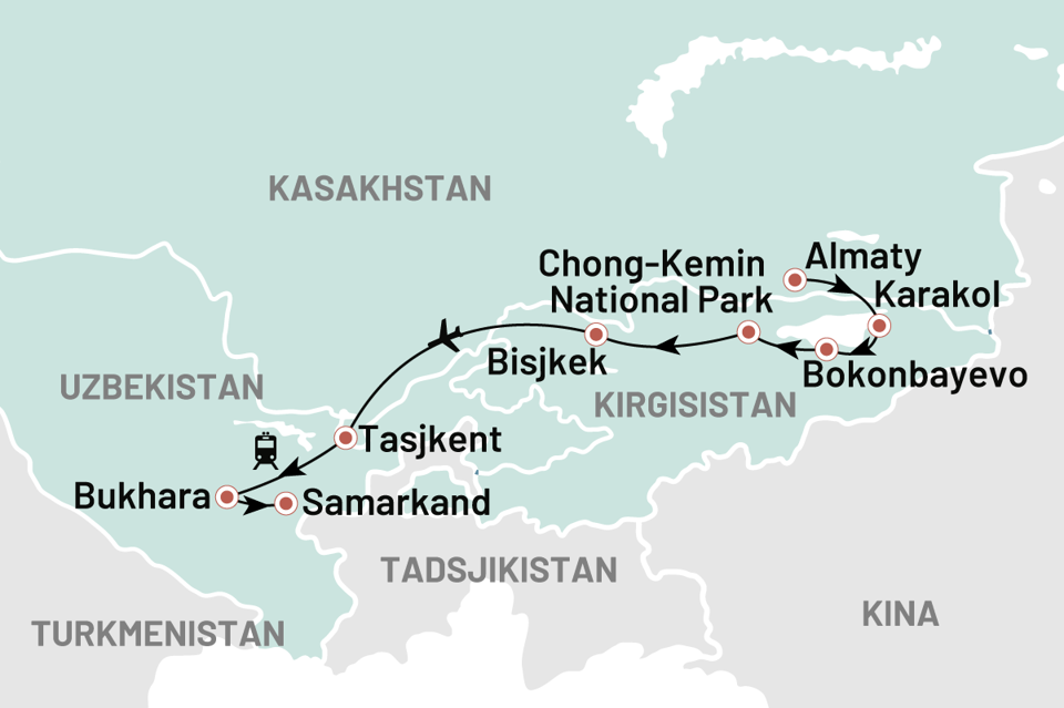 Kasakhstan Kirgisistan Uzbekistan (1)