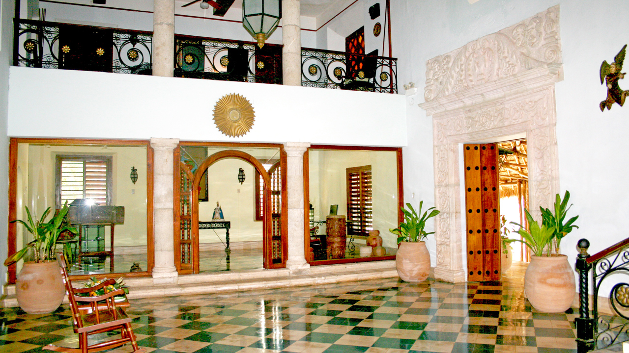 mexico - uxmal - hotel hacienda uxmal_lobby_02