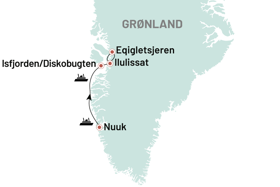 Groenland Essensen Af Groenland Til Lands Og Til Vands