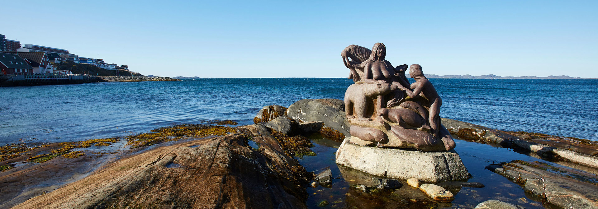 Photo Peter Lindstrom , Visit Greenland, The Mother Of The Sea Statue, Nuuk