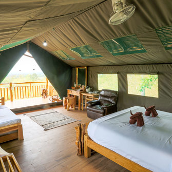 The Bush Camp Tent Interior 2