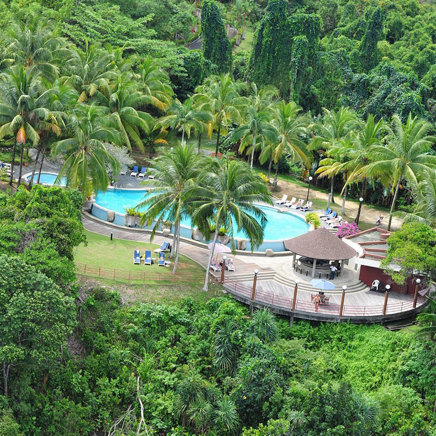 Damai Beach Resort Luftview